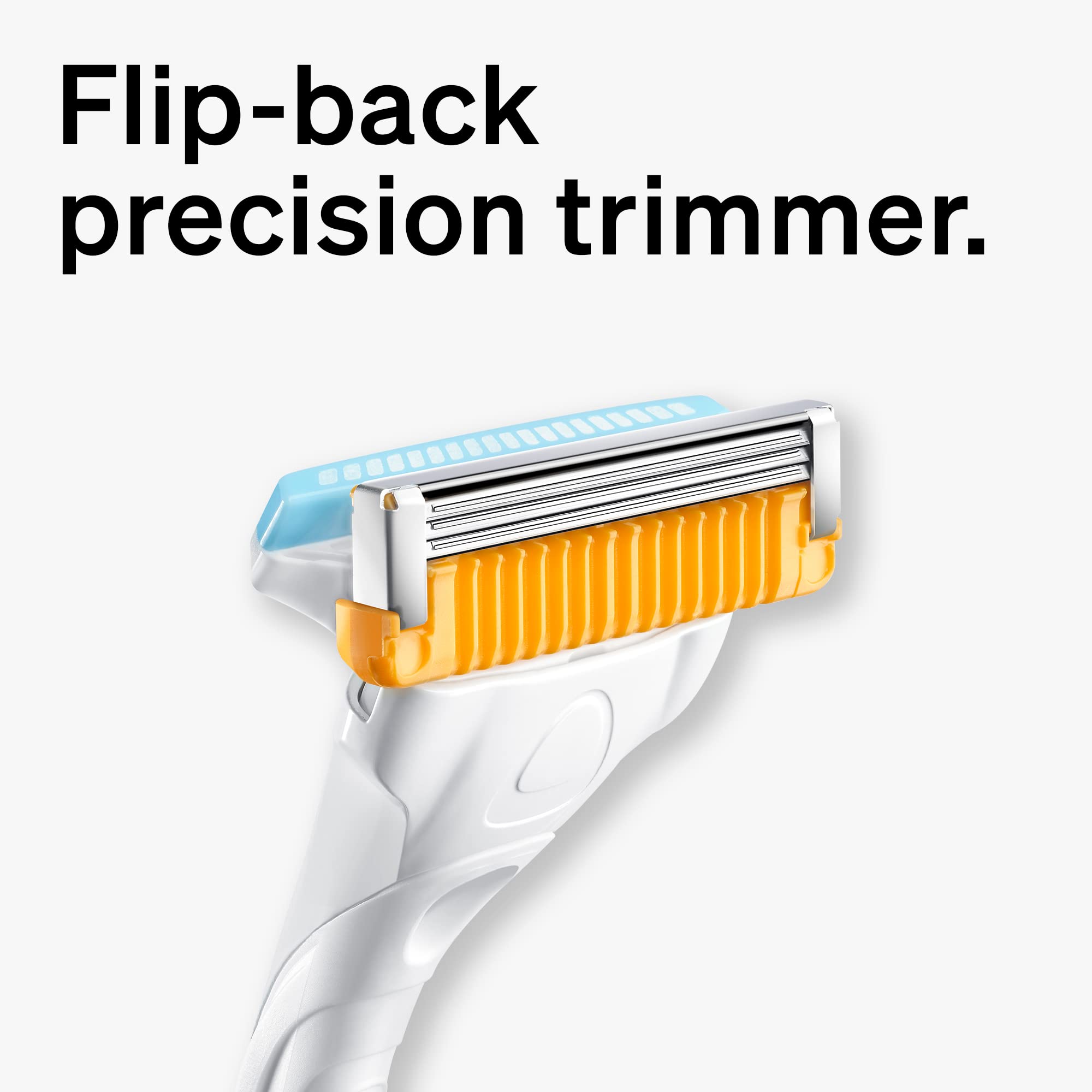 Schick New Hydro Skin Comfort Stubble Eraser for Men, 8 Count Refill Cartridges